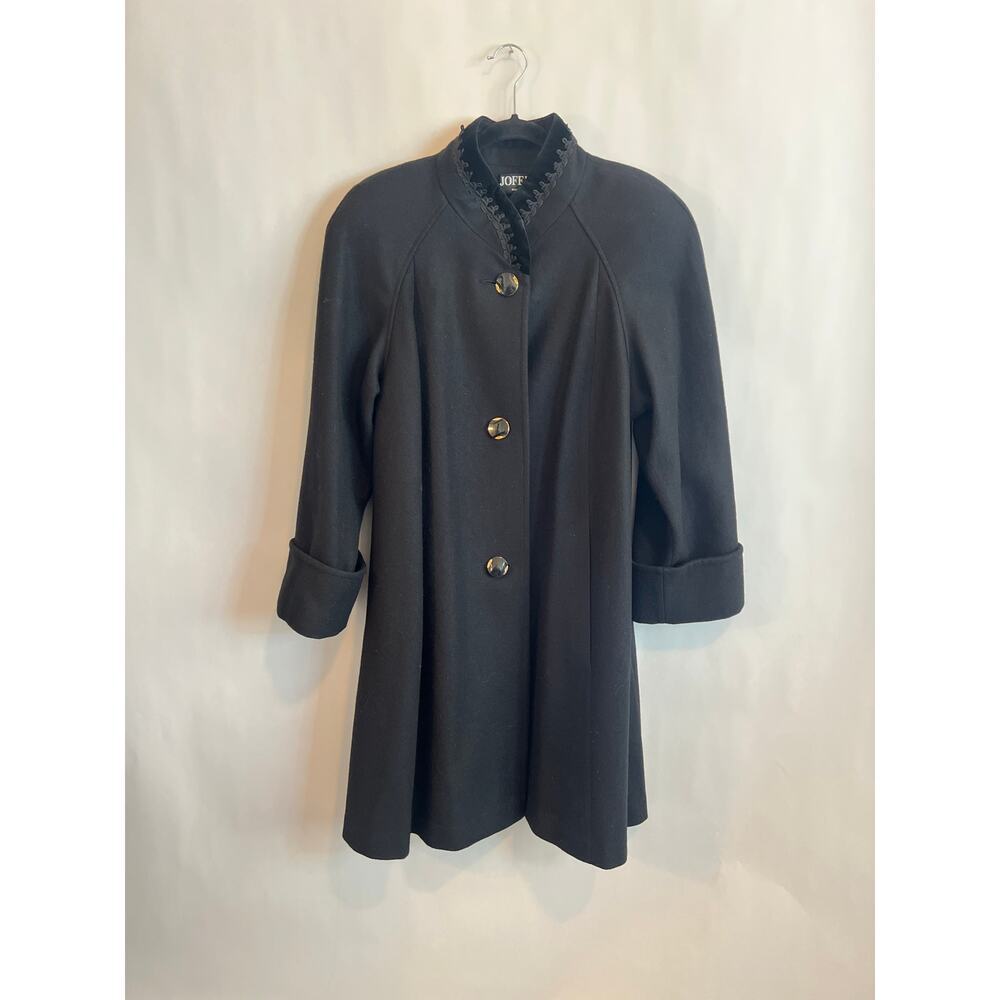 Jofeld Vintage Womens Dress Coat 100% Cotton Water Resistant Size Medium